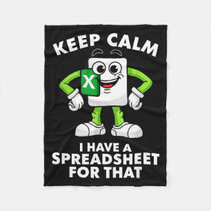 Excel Coworker Employee Farewell Goodbye Birthday  Fleece Blanket