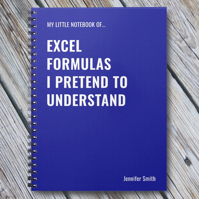 Excel Formulas I Pretend to Understand Notebook (Creator Uploaded)