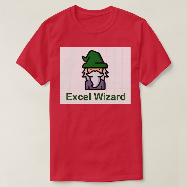 Excel Wizard T-Shirt (Design Front)