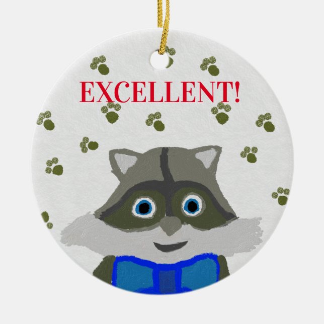 excelent ceramic tree decoration (Front)