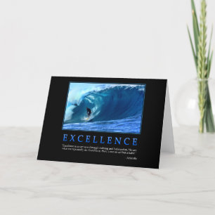 Excellence Greeting Card