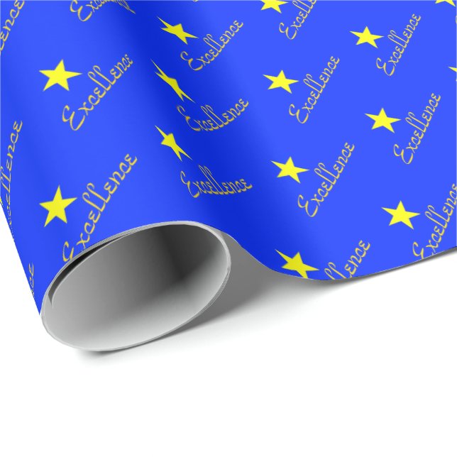 Excellence Star Congratulatory Wrapping Paper (Roll Corner)