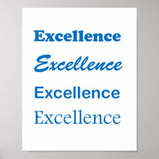 EXCELLENCE Winner Topper Leader : cadeau pour tous Poster