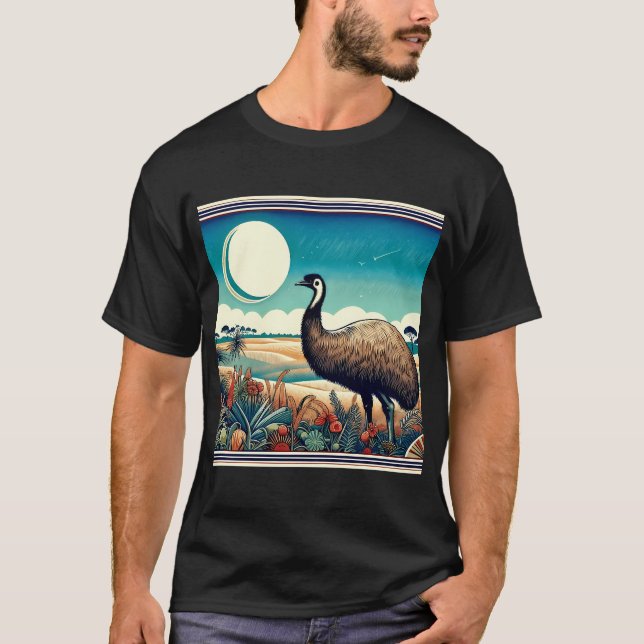 Excellence's Birds:  Emu#1 T-Shirt (Front)