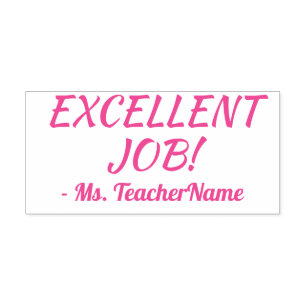 "EXCELLENT JOB!" Marking Rubber Stamp