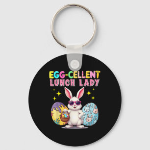 Excellent Lunch Lady Easter Bunny Sungles Hunting  Key Ring