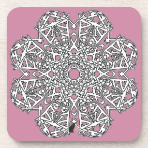 Excellent Octa Glyph Dawn Coaster