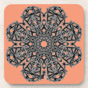 Excellent Octa Glyph Dusk Coaster
