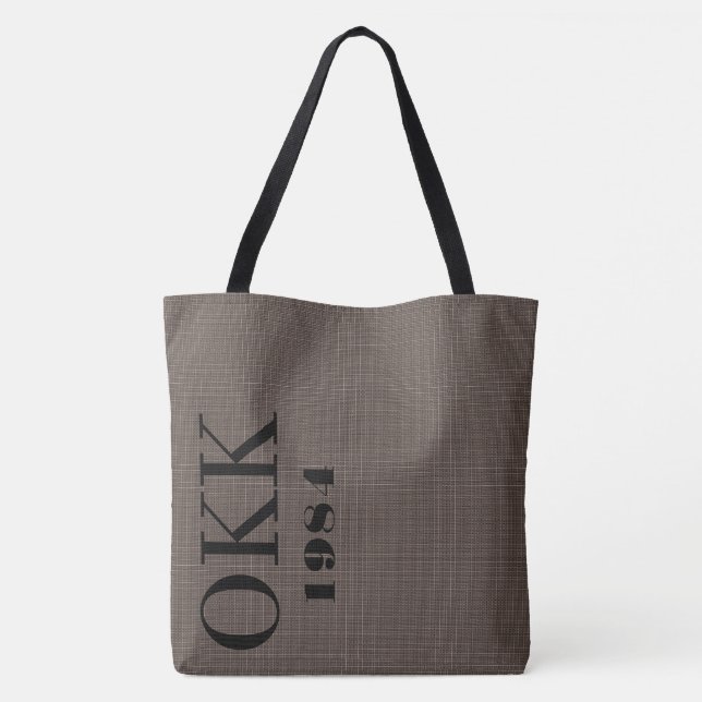 Excellent Print Body Bag, Large Tote Bag (Back)