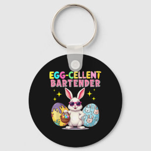 Excellent Rtender Easter Bunny Sungles Hunting Egg Key Ring