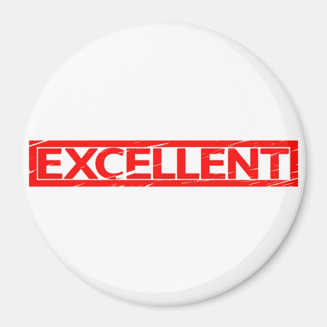 Excellent Stamp Magnet (Front)