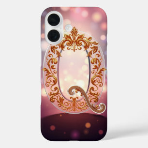 Excellent Transparent Letter Q  iPhone 16 Case