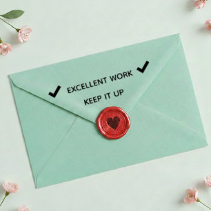 Excellent Work Teacher Self Inking Rubber Stamp