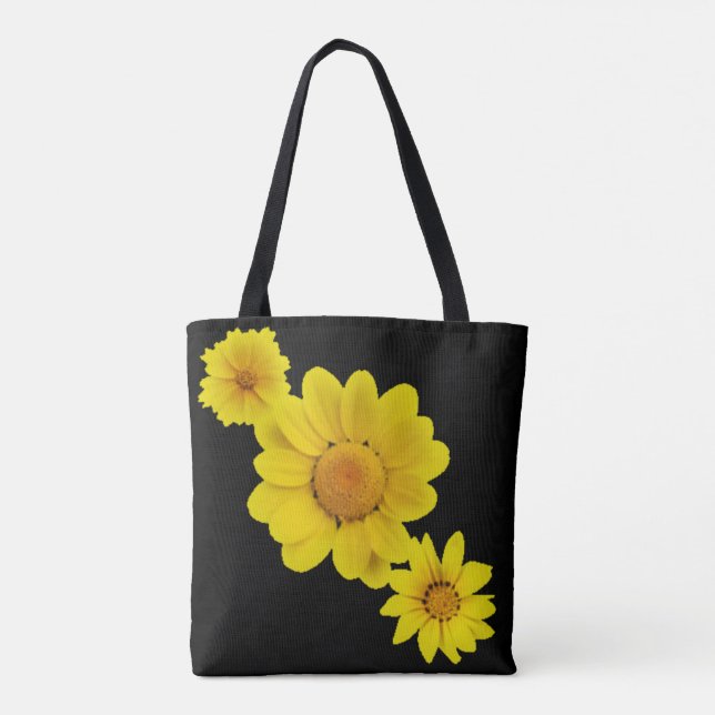 Excellent yellow tote bag (Back)