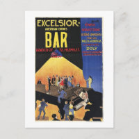 Excelsior Bar, Budapest, Hungary, 1920s Vintage