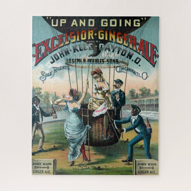 Excelsior Ginger Ale Jigsaw Puzzle (Vertical)