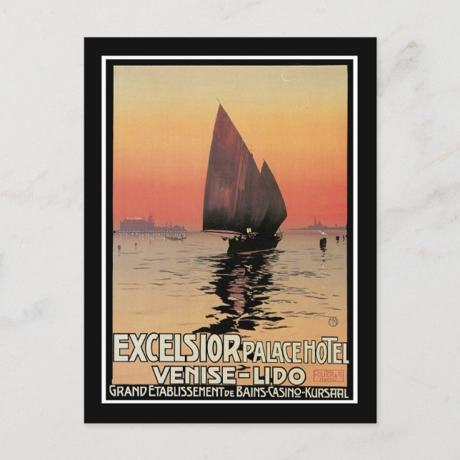 Excelsior Palace Hotel: Venise-Lido Postcard (Front)