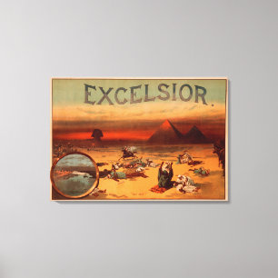 Excelsior Theatrical Play Poster #2 Canvas Print