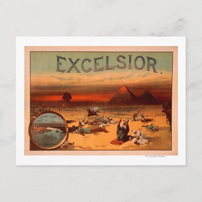 Excelsior Theatrical Play Poster #2 Postcard (Front)