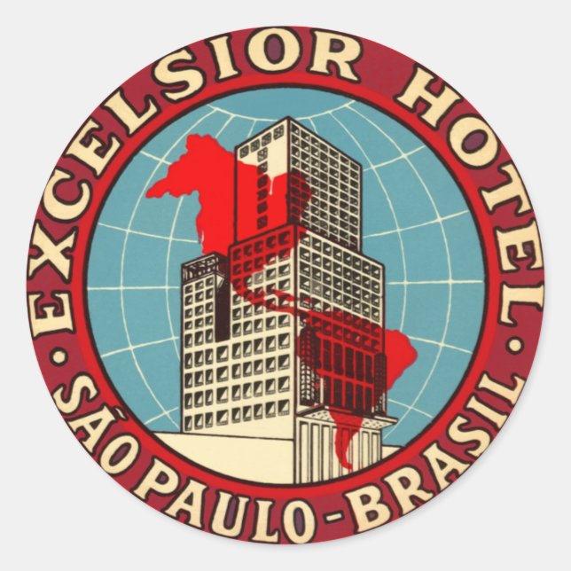 ExcelsiorHotelBrasil Classic Round Sticker (Front)