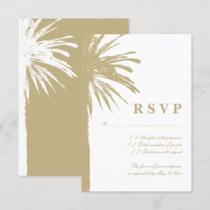 Exceptional beach wedding RSVP response cards