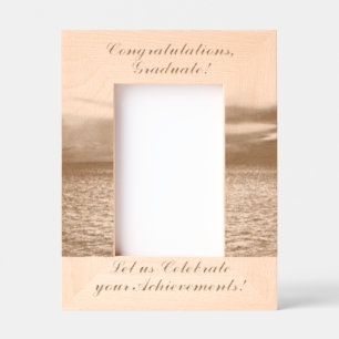 Exceptional Congratulations Graduate wood frame  