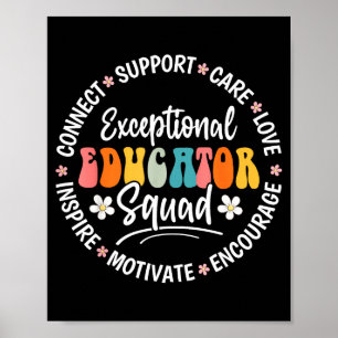 Exceptional Educator Squad Appreciation Week Back Poster