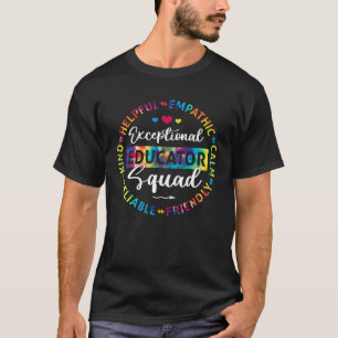 Exceptional Educator Squad SPED Teacher Autism Awa T-Shirt