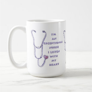 Exceptional Heart Nurse Coffee Mug