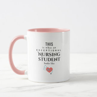 Exceptional Nursing Student Personalised Name Mug
