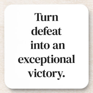 Exceptional Victory Hard Plastic Coaster