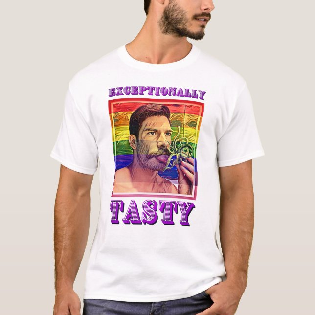 EXCEPTIONALLY TASTY PRIDE  SHIRT (Front)