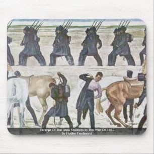 Excerpt Of The Jena Students In The War Of 1813 Mouse Mat