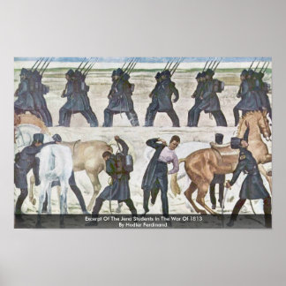 Excerpt Of The Jena Students In The War Of 1813 Poster