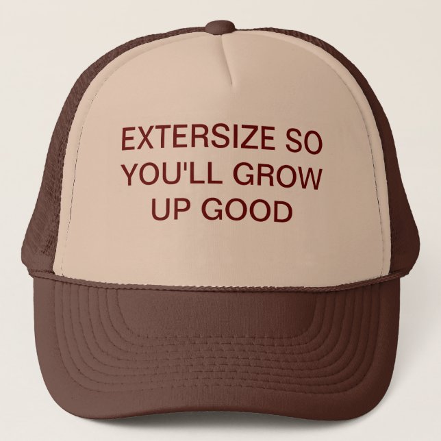 EXCERSIZE HAT (Front)