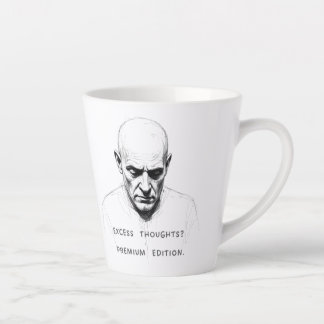 Excess Thoughts? Premium Edition Latte Mug