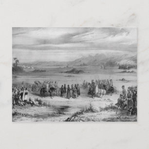 Exchange of prisoners by the Bishop of Algiers Postcard