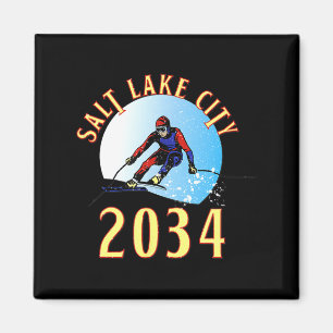 Excited for 2034 for salt lake city utah  magnet