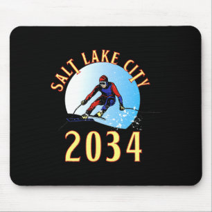 Excited for 2034 for salt lake city utah mouse mat