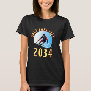 Excited for 2034 for salt lake city utah  T-Shirt