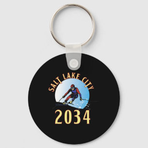 Excited For 20&#; For Salt Lake City Utah Key Ring