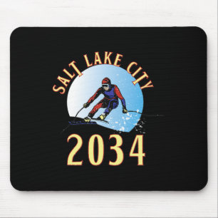Excited For 20&#; For Salt Lake City Utah Mouse Mat