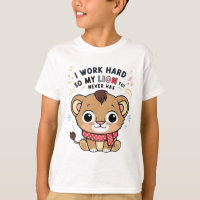 Excited Lion – Joyful Jumping Lion Cub T-Shirt