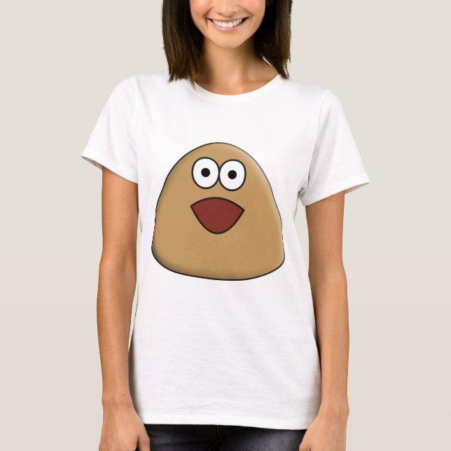 Excited Pou - T-Shirt (Front)