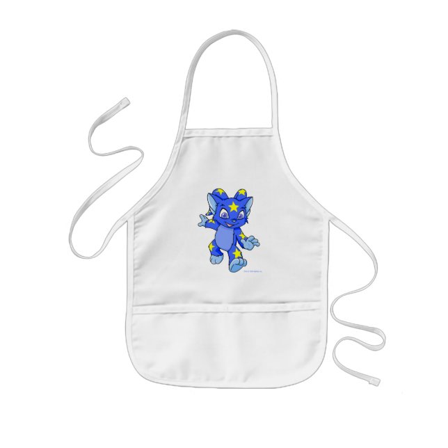 Excited Starry Acara Kids Apron (Front)
