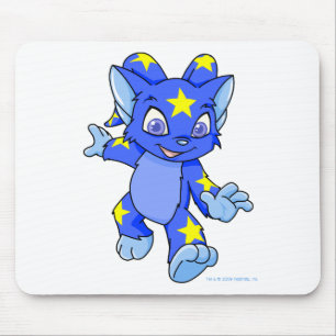 Excited Starry Acara Mouse Mat