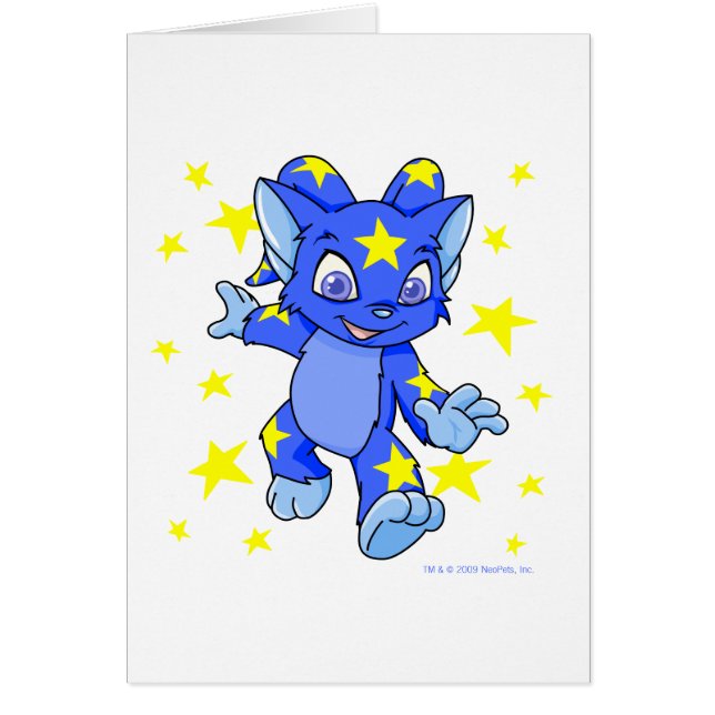 Excited Starry Acara with star burst (Front)