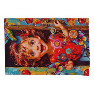 Excited To Greet A New Day Pillowcase