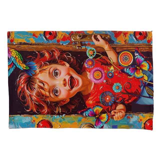 Excited To Greet A New Day Pillowcase (Front-Left)