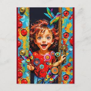 Excited To Greet A New Day Postcard